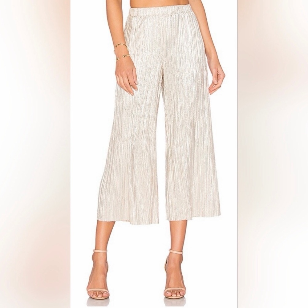Alice and Olivia | Elba Ankle Pants in Champagne